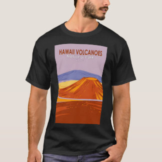T-shirt Parc national des volcans d'Hawaii Mauna Kea Vinta