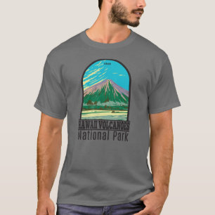 T-shirt Parc national des volcans d'Hawaii Mauna Loa Vinta