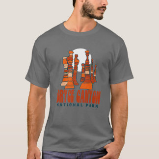 T-shirt Parc national du canyon de Bryce Vintage Hoo Doo R