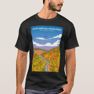 T-shirt Parc national du Cap-Breton Vintage Rétro minime T