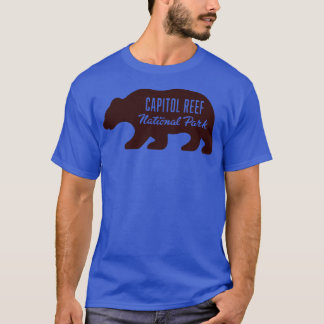 T-shirt Parc national du Capitol Reef Ours Brown