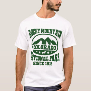 T-SHIRT PARC NATIONAL DU COLORADO DE MONTAGNE ROCHEUSE