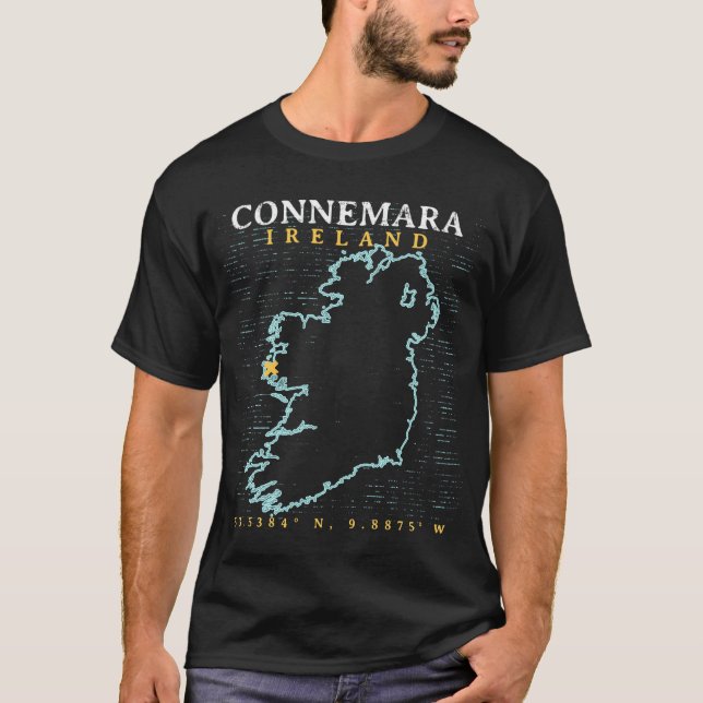 T-shirt Parc national du Connemara Irlande (Devant)