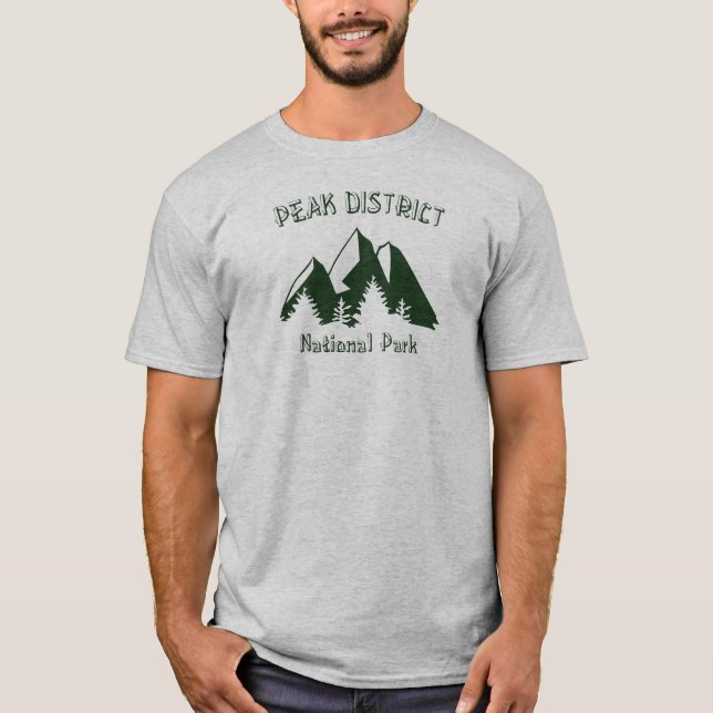 T-shirt Parc national du district de Peak (Devant)