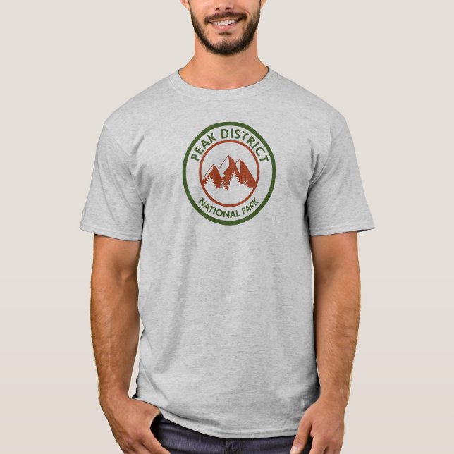 T-shirt Parc national du district de Peak (Devant)
