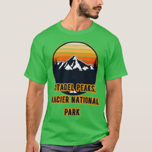 T-shirt Parc national du glacier Citadel Peaks
