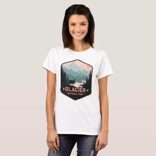 T-shirt Parc national du Glacier vintage Deer Mountains Ca