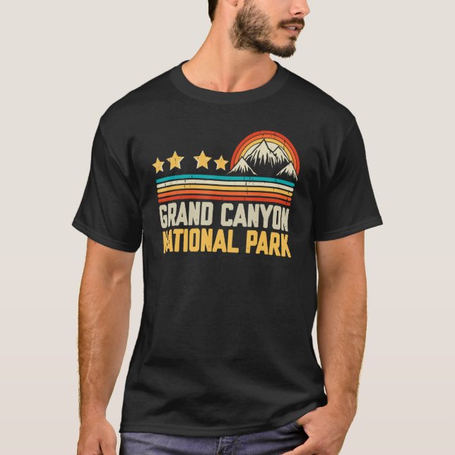 T-shirt Parc national du Grand Canyon Parc Montagne Arbres (Devant)