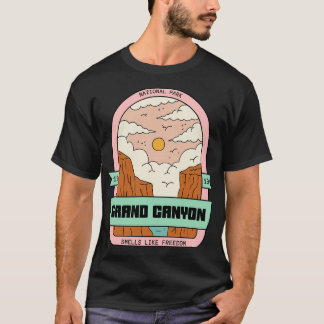T-shirt Parc national du Grand Canyon Randonnée Camping Ex