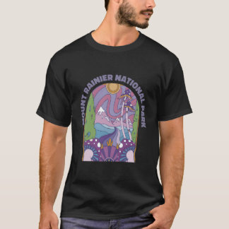 T-shirt Parc national du mont Rainier