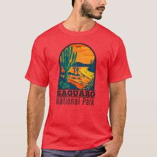 T-shirt Parc national du Saguaro Arizona Vintage