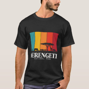 T-shirt Parc National du Serengeti Big Five Safari Afrique