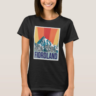 T-shirt Parc national Fiordland Souvenir Nouvelle-Zélande
