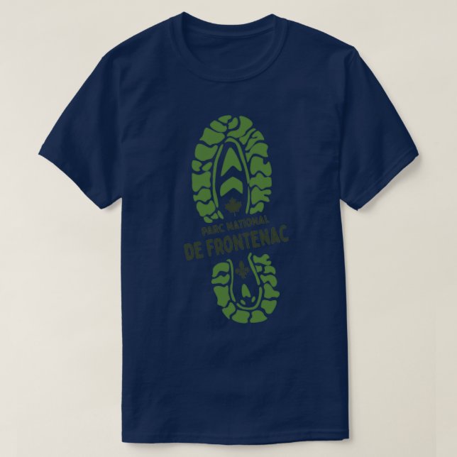 T-shirt Parc national Frontenac Québec Canada QC Hiki (Design devant)