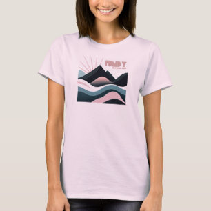 T-shirt Parc national Fundy Collines colorées