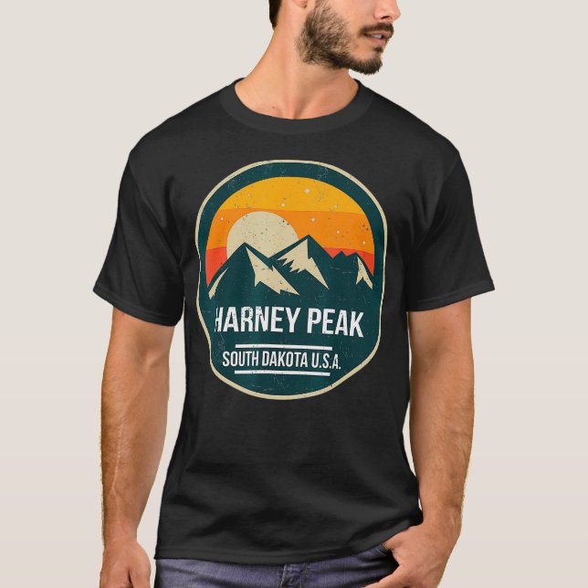T-shirt Parc national Harney Peak randonnée nature extérie (Devant)