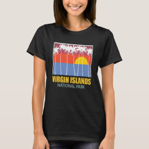 T-shirt Parc national Iles Vierges St John Souvenir Palm