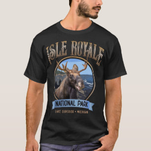 T-shirt Parc national Isle Royale Lac Supérieur Souvenir M