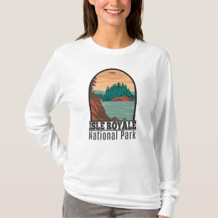 T-shirt Parc national Isle Royale Michigan T-Shir Vintage