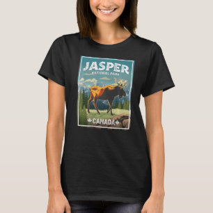 T-shirt Parc national Jasper Oie Vintage Look