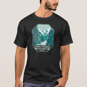 T-shirt Parc national Kenai Fjords Alaska Vintage