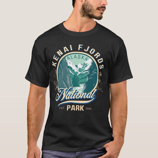 T-shirt Parc national Kenai Fjords Faune Alaska (Devant)
