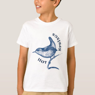T-shirt parc national logo de troglodyte de Hot Springs