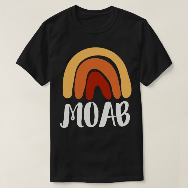 T-shirt Parc national Moab Utah Boho Rainbow Arches (Design devant)
