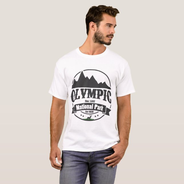 T-SHIRT PARC NATIONAL OLYMPIQUE (Devant entier)