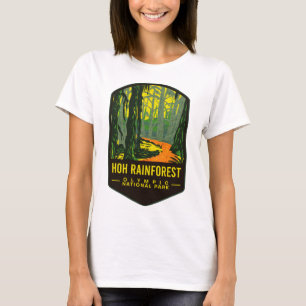 T-shirt Parc national olympique de la Forêt de pluie Hoh