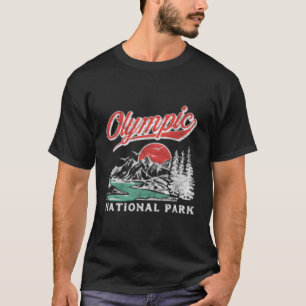 T-shirt Parc National Olympique Montagnes Des Années 80 Di