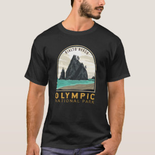 T-shirt Parc national olympique Rialto Plage Emblem Vintag