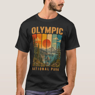 T-shirt Parc national Olympique Washington États-Unis exté