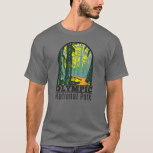 T-shirt Parc national olympique Washington Hoh Rainforest