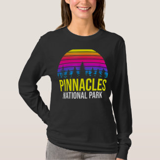 T-shirt Parc national Pinacles Retro Sunset Family Va Cat