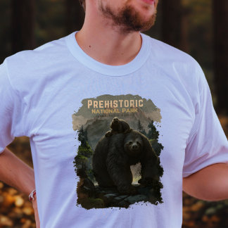 T-shirt Parc national préhistorique - Paresseux géants