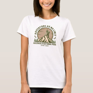 T-shirt Parc national Retro Haleakala Randonnée coucher du