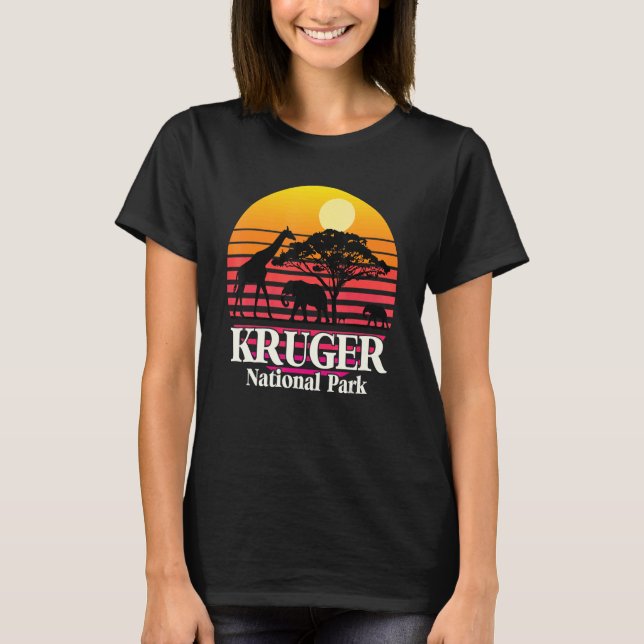 T-shirt Parc national South Africa Safari Kruger (Devant)