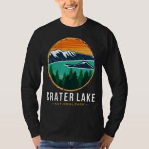 T-shirt Parc national Souvenir Crater Lac Randonnée de mon