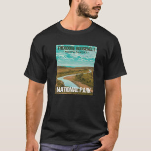 T-shirt Parc national Theodore Roosevelt North Dakota Post