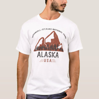T-shirt Parc national vintage de Wrangell-St.Elias