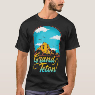 T-shirt Parc national vintage Tee Grand Tetons National Pa