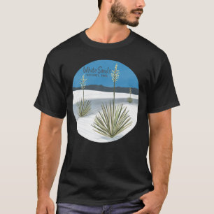 T-shirt Parc national White Sands New Mexico Gypsum Yucca
