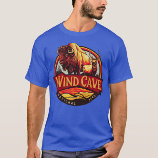 T-shirt Parc national Wind Cave Bison and Elk