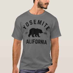 T-shirt Parc national Yosemite California Bear Randonnée O