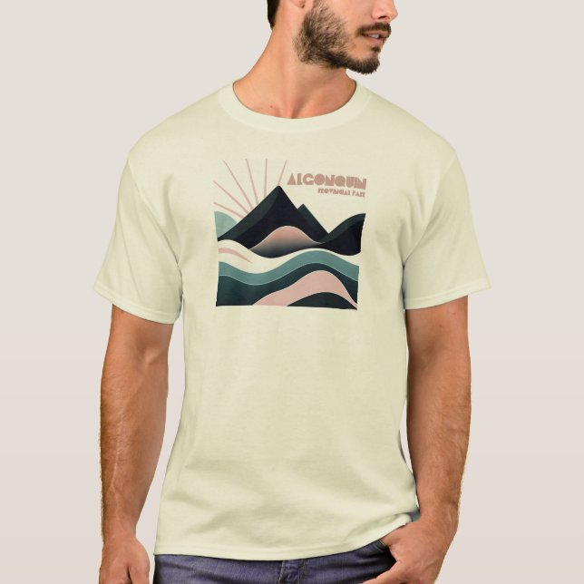 T-shirt Parc provincial Algonquin Collines colorées (Devant)