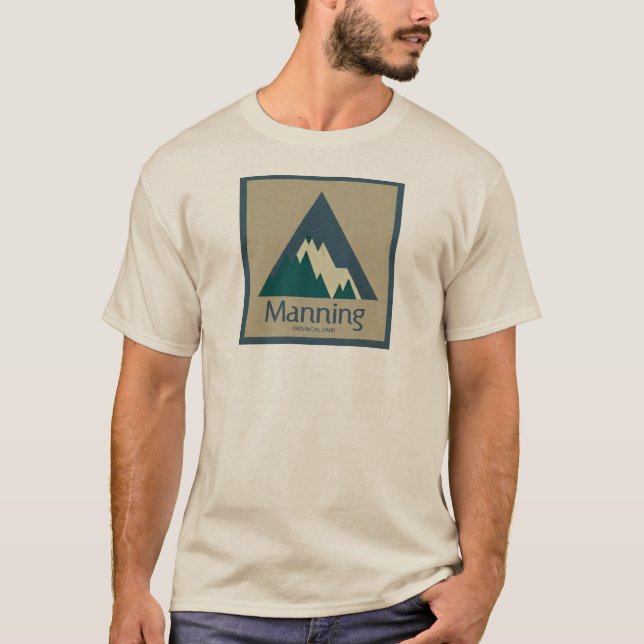 T-shirt Parc provincial Manning Rustique (Devant)