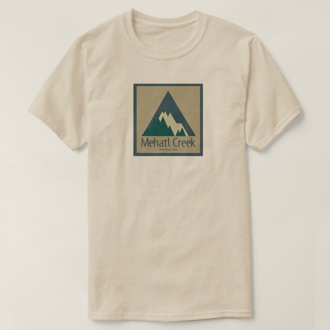 T-shirt Parc provincial Mehatl Creek Rustique (Design devant)