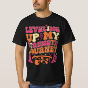 T-shirt Parcours de Progression de Force   Croissance Fitn