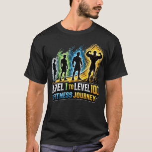 T-shirt Parcours de remise en forme de niveau 1 à niveau 1